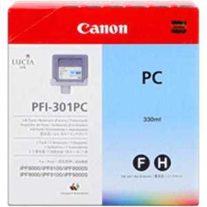 Kazeta CANON PFI-301PC photo cyan iPF 8000/8000s/8100/9000/9000s/9100 (330ml) 1490B001 vyobraziť