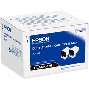 toner EPSON Workforce AL-C300 black (14.600str.) dvojbalenie C13S050751 vyobraziť