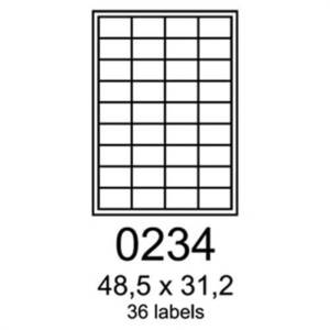 Etikety RAYFILM 48, 5x31, 2 vysokolesklé biele laser R01190234F R0119.0234F vyobraziť