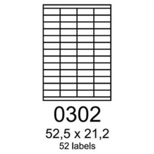 Etikety RAYFILM 52, 5x21, 2 univerzálne zelené R01200302F R0120.0302F vyobraziť