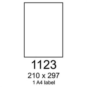 Etikety RAYFILM 210x297 zelené flourescentné laser R01301123F R0130.1123F vyobraziť