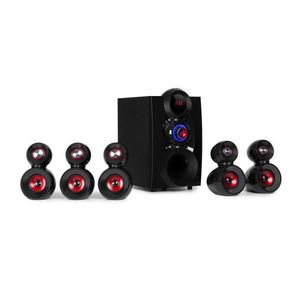 Auna X-Gaming, 5.1 surround zvukový systém, 380 W max., OneSide subwoofer, BT, USB, SD vyobraziť