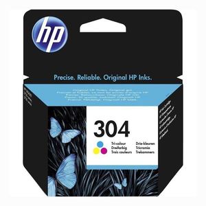 HP N9K05AE - originálna cartridge HP 304, farebná, 4ml vyobraziť