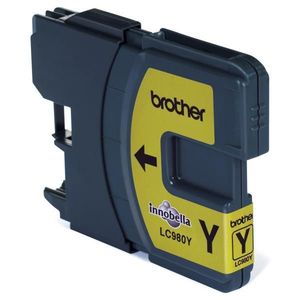BROTHER LC-980 - originálna cartridge, žltá, 5ml vyobraziť