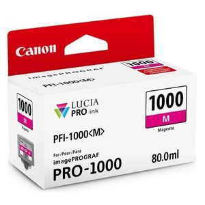 CANON PFI-1000 M - originálna cartridge, purpurová, 5885 strán vyobraziť