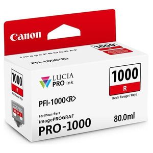 CANON PFI-1000 R - originálna cartridge, červená, 5355 strán vyobraziť