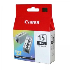 CANON BCI-15 BK - originálna cartridge, čierna, 2x5ml 2ks vyobraziť