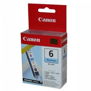 CANON BCI-6 PC - originálna cartridge, foto azúrová, 13ml vyobraziť