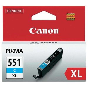 CANON CLI-551-XL C - originálna cartridge, azúrová, 11ml vyobraziť