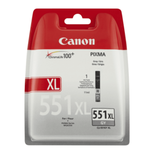 CANON CLI-551 GY - originálna cartridge, sivá, 11ml vyobraziť