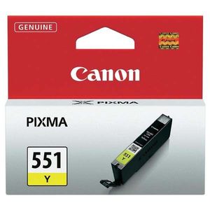 CANON CLI-551 Y - originálna cartridge, žltá, 7ml vyobraziť