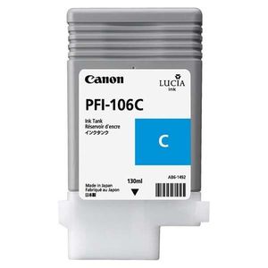 CANON PFI-106 C - originálna cartridge, azúrová, 130ml vyobraziť