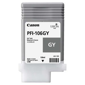 CANON PFI-106 GY - originálna cartridge, sivá, 130ml vyobraziť