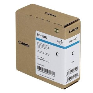 CANON PFI-110 C - originálna cartridge, azúrová, 160ml vyobraziť
