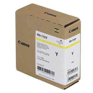 CANON PFI-110 Y - originálna cartridge, žltá, 160ml vyobraziť