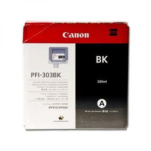 CANON PFI-303 BK - originálna cartridge, čierna, 330ml vyobraziť