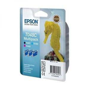 EPSON T048C (C13T048C4010) - originálna cartridge, farebná, 430 strán vyobraziť