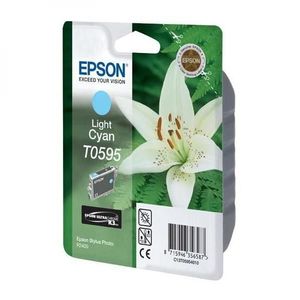 EPSON T0595 (C13T05954010) - originálna cartridge, svetlo azúrová, 13ml vyobraziť
