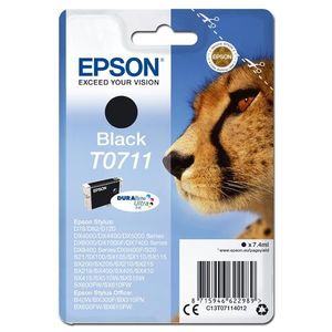 EPSON T0711 (C13T07114012) - originálna cartridge, čierna, 7, 4ml vyobraziť