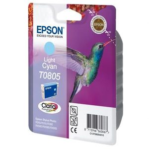 EPSON T0805 (C13T08054011) - originálna cartridge, svetlo azúrová, 7, 4ml vyobraziť