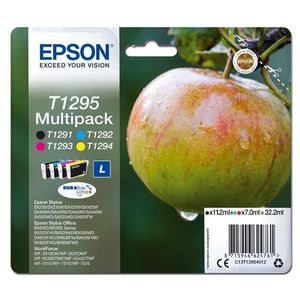 EPSON T1295 (C13T12954012) - originálna cartridge, čierna + farebná, 1x11, 2ml/3x7ml vyobraziť