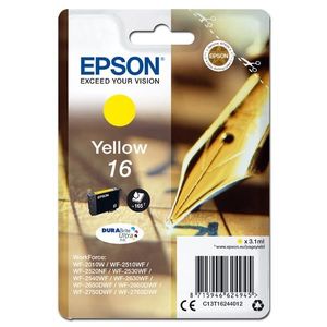 EPSON T1624 (C13T16244012) - originálna cartridge, žltá, 3, 1ml vyobraziť