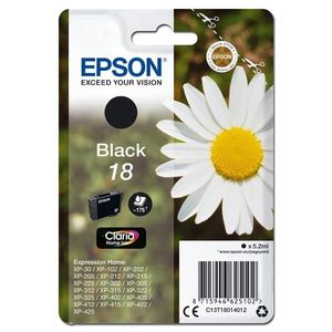 EPSON T1801 (C13T18014012) - originálna cartridge, čierna, 5, 2ml vyobraziť