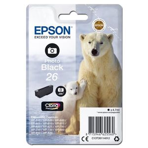 EPSON T2611 (C13T26114012) - originálna cartridge, fotočierna, 4, 7ml vyobraziť
