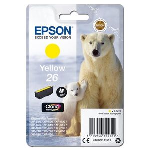 EPSON T2614 (C13T26144012) - originálna cartridge, žltá, 4, 5ml vyobraziť