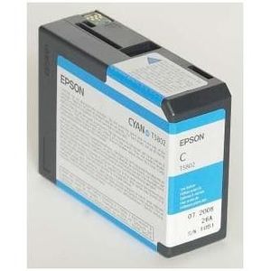 EPSON T5802 (C13T580200) - originálna cartridge, azúrová, 80ml vyobraziť
