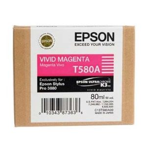 EPSON T580A (C13T580A00) - originálna cartridge, purpurová, 80ml vyobraziť