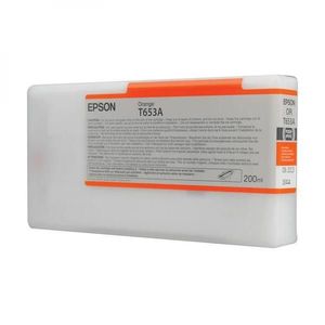 EPSON T653A (C13T653A00) - originálna cartridge, oranžová, 200ml vyobraziť