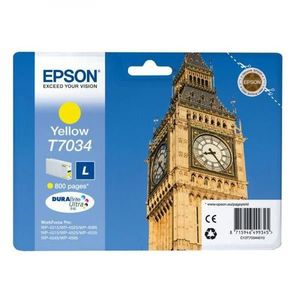 EPSON T7034 (C13T70344010) - originálna cartridge, žltá, 800 strán vyobraziť