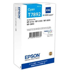 EPSON T7892 (C13T789240) - originálna cartridge, azúrová, 34ml vyobraziť