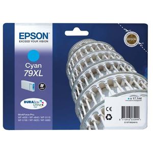 EPSON T7902 (C13T79024010) - originálna cartridge, azúrová, 17ml vyobraziť