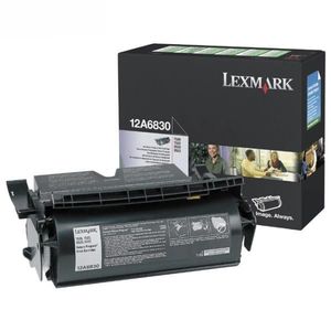 LEXMARK 12A6830 - originálny toner, čierny, 7500 strán vyobraziť