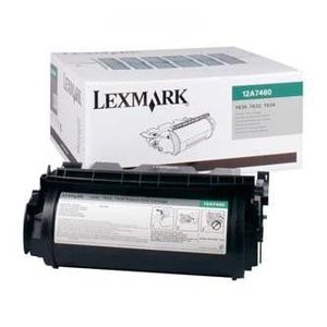 LEXMARK 12A7460 - originálny toner, čierny, 5000 strán vyobraziť