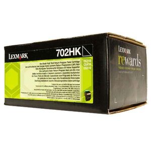 LEXMARK 702H (70C2HK0) - originálny toner, čierny, 4000 strán vyobraziť