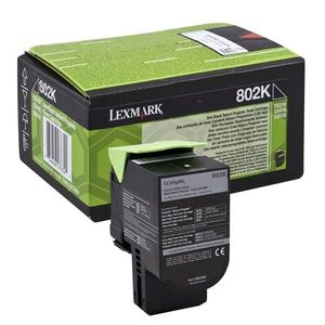 LEXMARK 80C20K0 - originálny toner, čierny, 1000 strán vyobraziť
