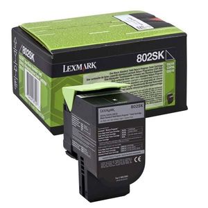 LEXMARK 802S (80C2SK0) - originálny toner, čierny, 2500 strán vyobraziť