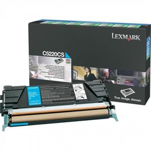 LEXMARK C5220CS - originálny toner, azúrový, 3000 strán vyobraziť
