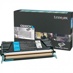 LEXMARK C5240CH - originálny toner, azúrový, 5000 strán vyobraziť
