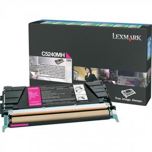 LEXMARK C5240MH - originálny toner, purpurový, 5000 strán vyobraziť