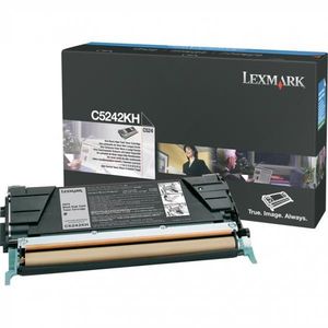 LEXMARK C5242KH - originálny toner, čierny, 8000 strán vyobraziť