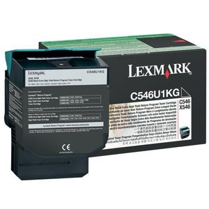 LEXMARK C546U1KG - originálny toner, čierny, 8000 strán vyobraziť