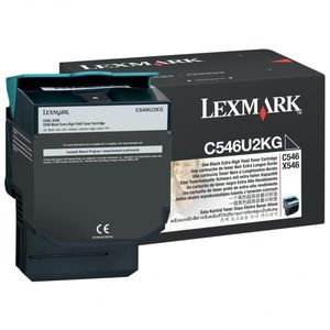 LEXMARK C546U2KG - originálny toner, čierny, 8000 strán vyobraziť