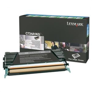 LEXMARK C734A1KG - originálny toner, čierny, 8000 strán vyobraziť
