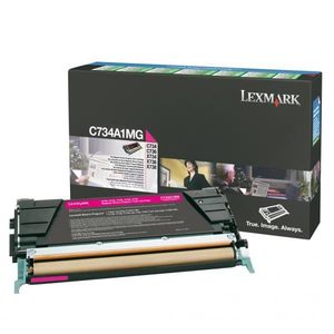LEXMARK C734A1MG - originálny toner, purpurový, 6000 strán vyobraziť
