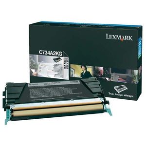 LEXMARK C734A2KG - originálny toner, čierny, 8000 strán vyobraziť