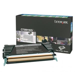 LEXMARK C736H1KG - originálny toner, čierny, 12000 strán vyobraziť